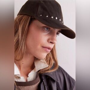 NWT Free People X Found Wax Studded Cap